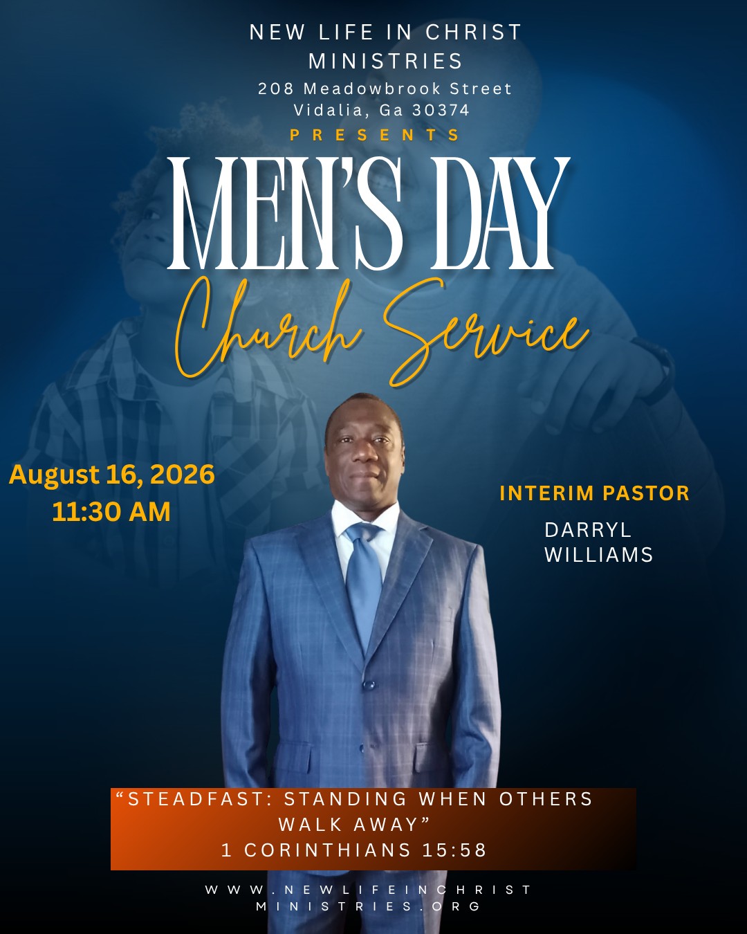 August 16--Men's Day in Vidalia