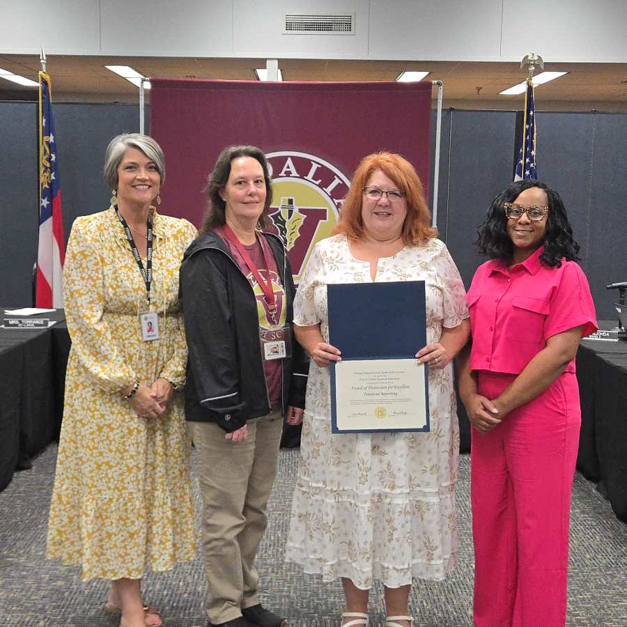 Vidalia City Schools Earns State Award for Financial Excellence for 11th Consecutive Year