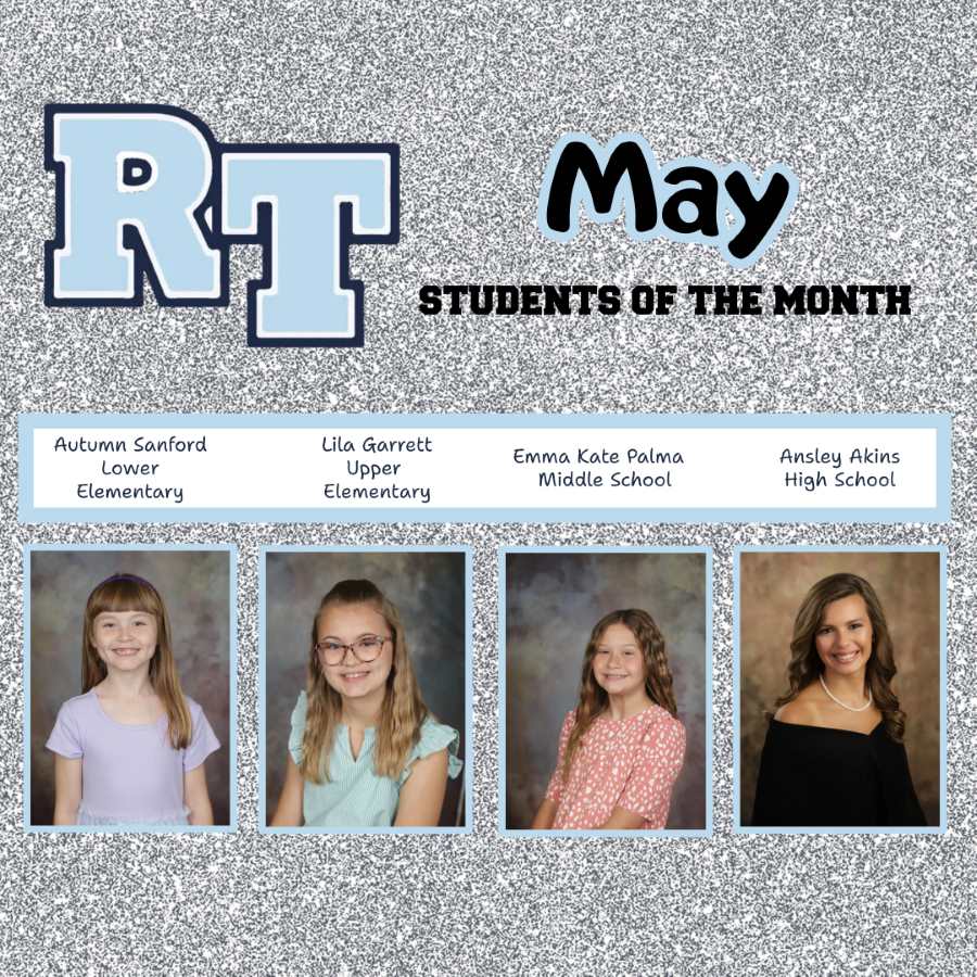 RTCA May Students of the Month