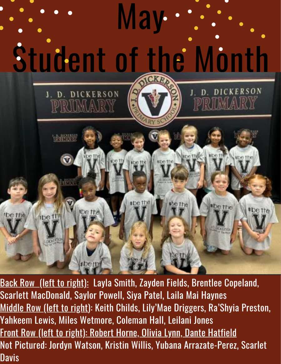 JDD Students of the Month