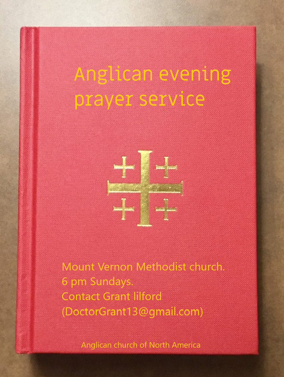 March 16--Prayer Services in Mt. Vernon