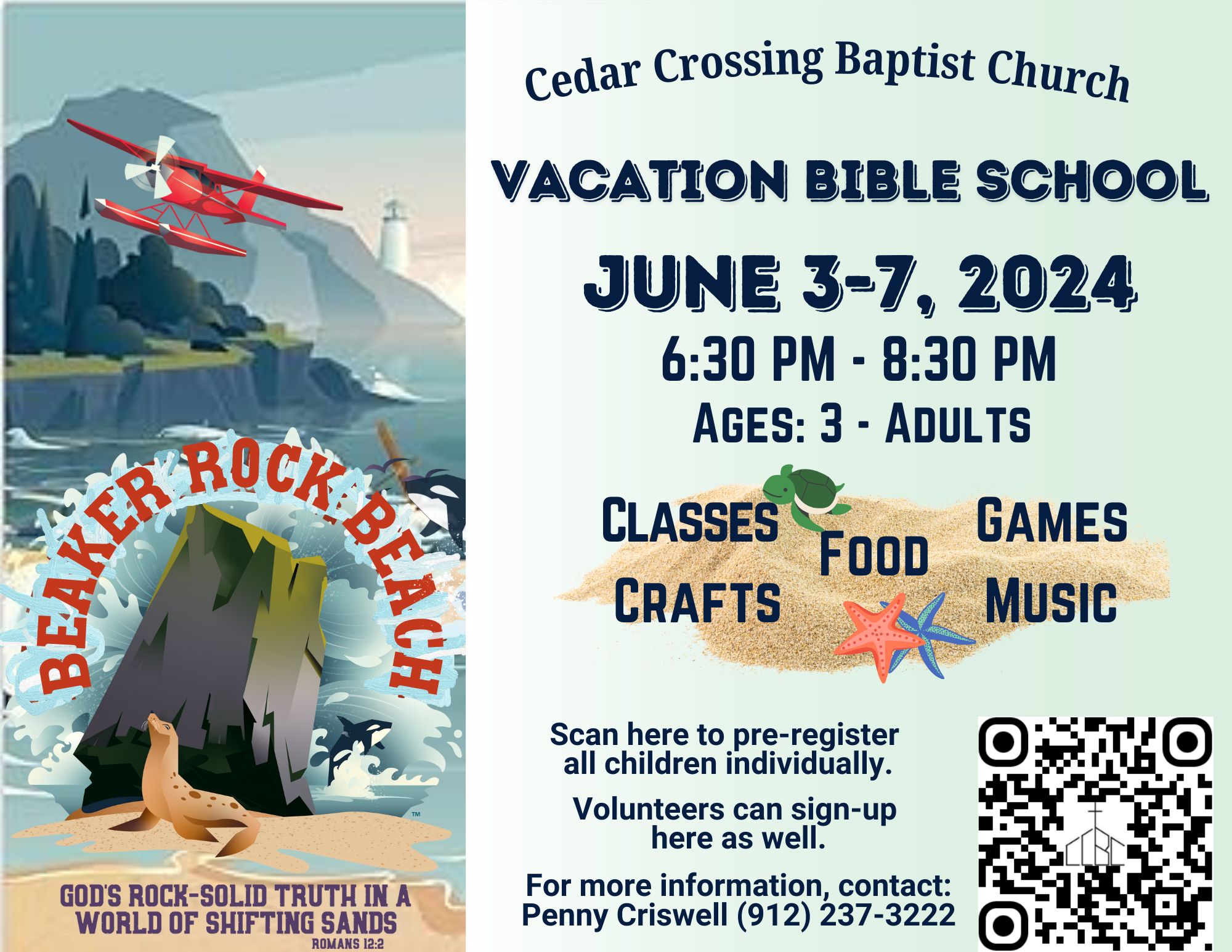 June 3-7--VBS in Cedar Crossing