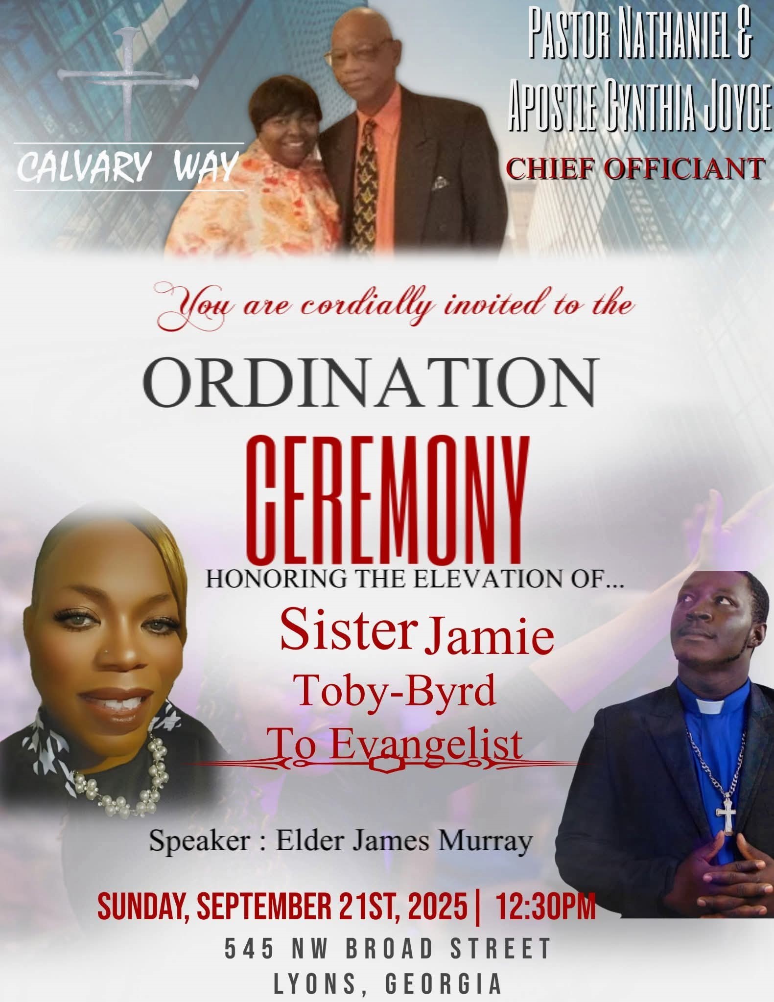 September 21--Ordination Ceremony in Lyons