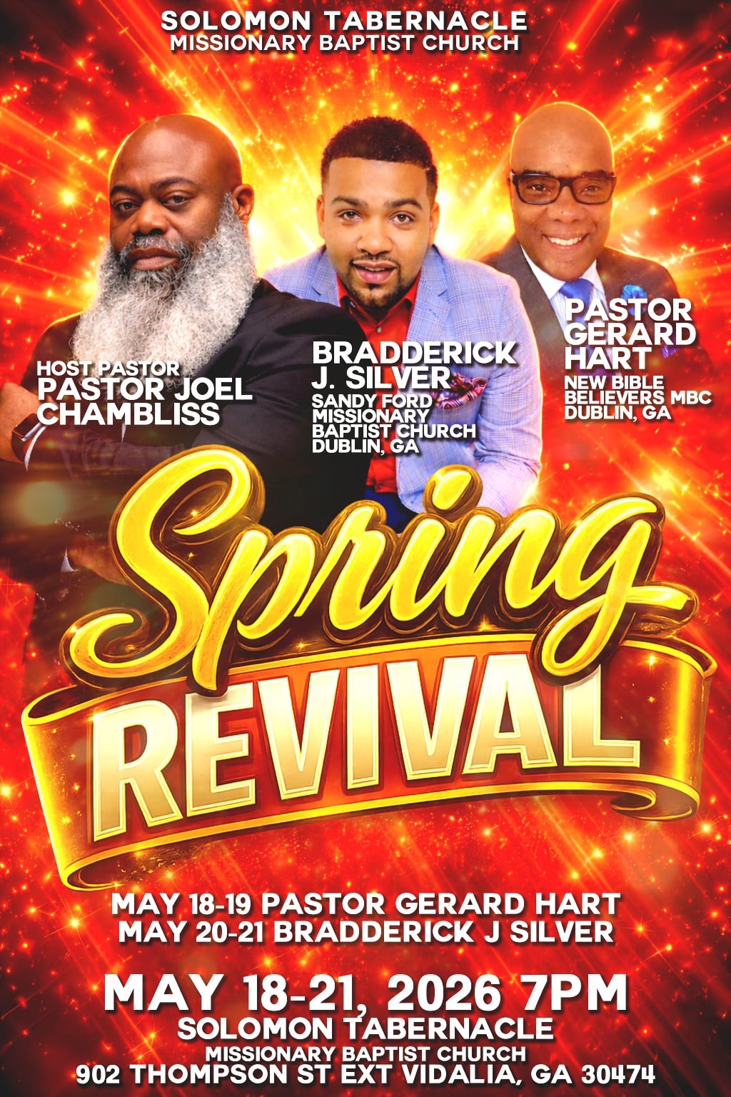 May 18-21--Spring Revival in Vidalia