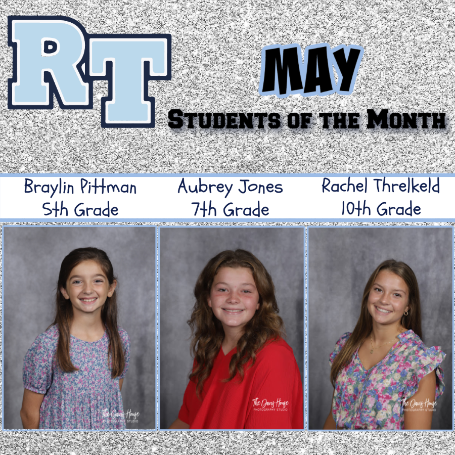 RTCA Students of the Month for March/April/May
