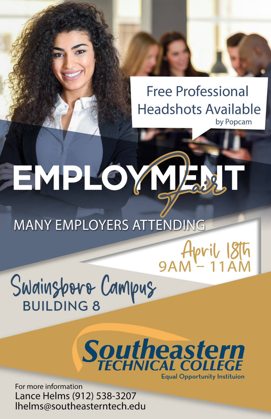 Employment Fair 2024 Swainsboro Campus popcam avail