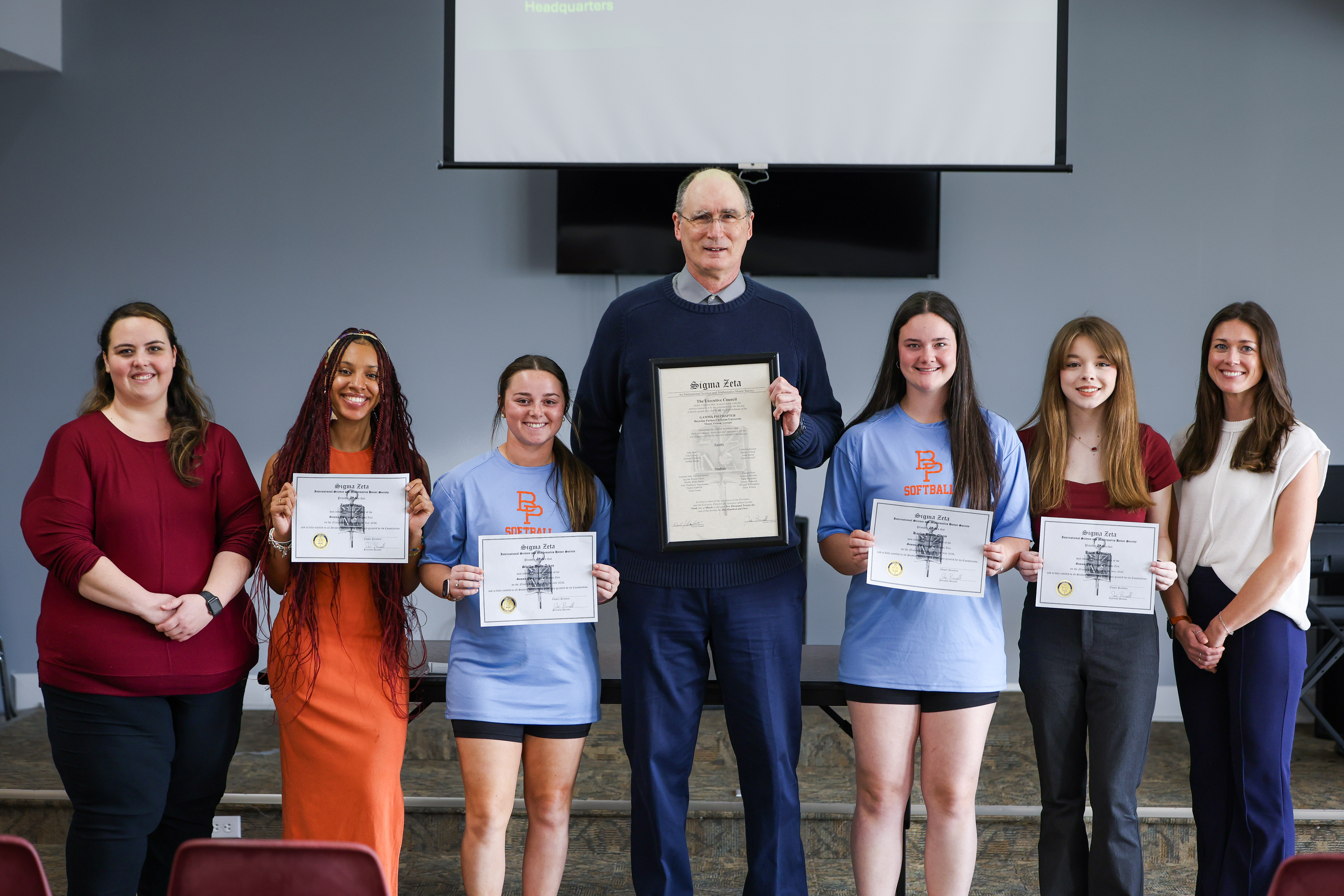 BPCU Installs Sigma Zeta Honor Society