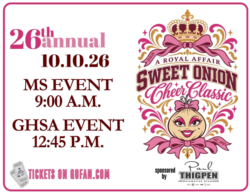 26th Annual Sweet Onion Cheer Classic 