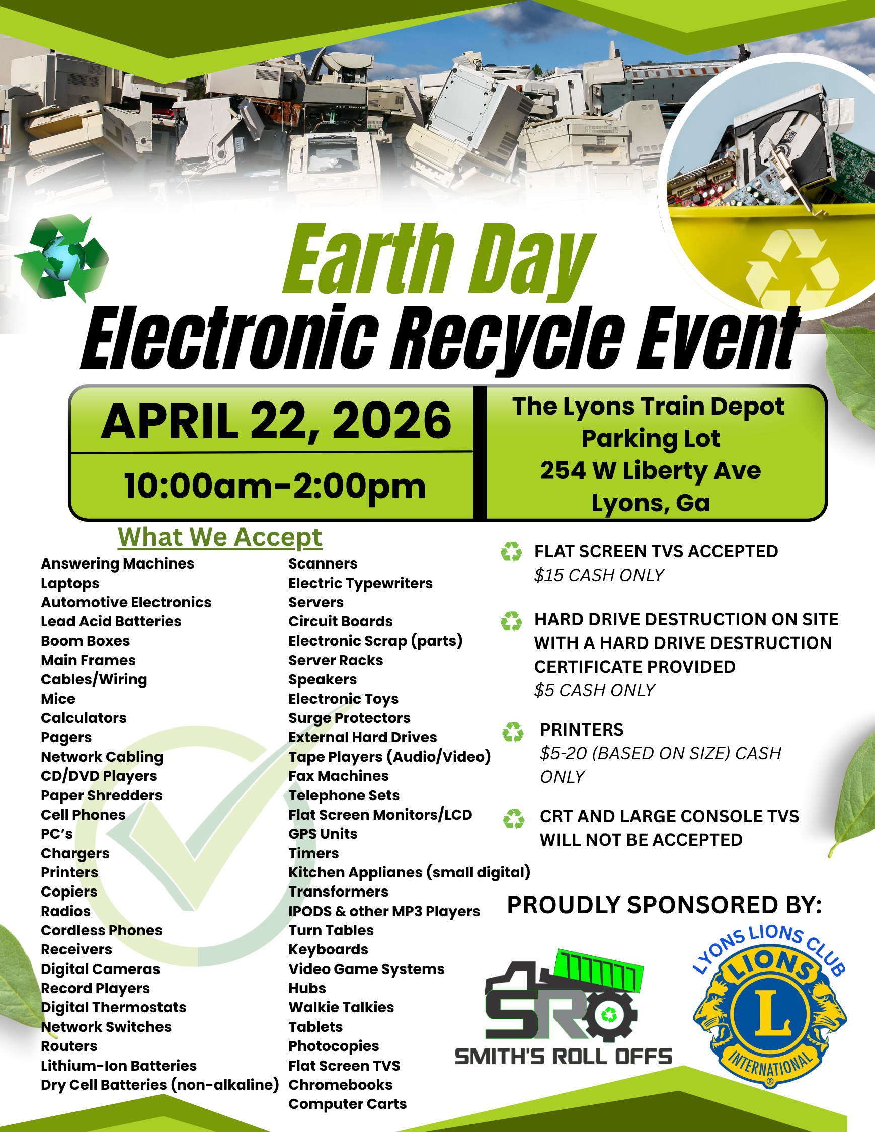 Earth Day Recycle Event