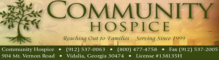 Community Hospice - OBITUARY BOTTOM
