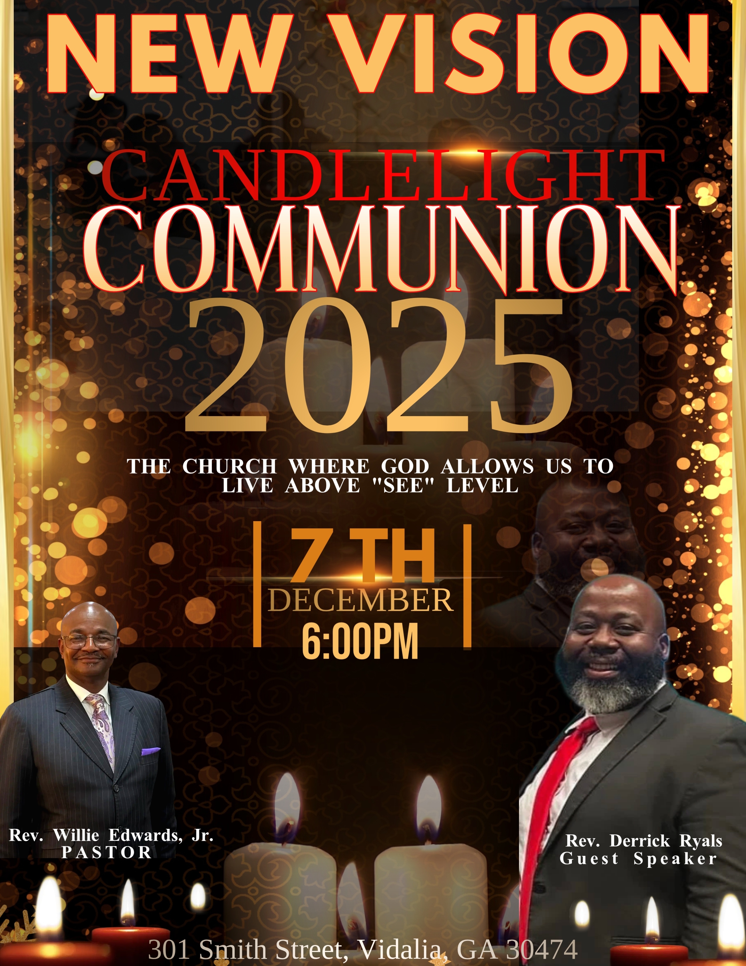 December 7--Candlelight Service in Vidalia 