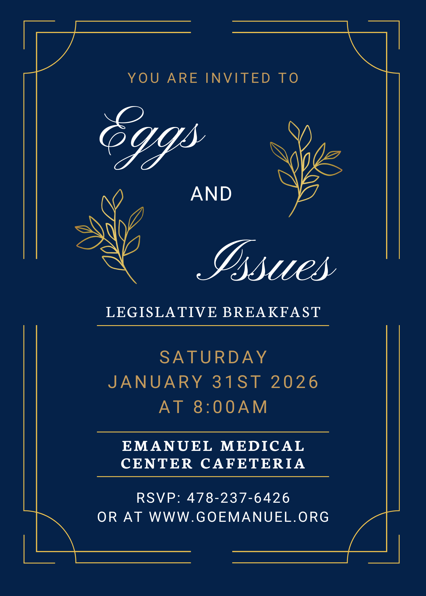 Emanuel Eggs and Issues