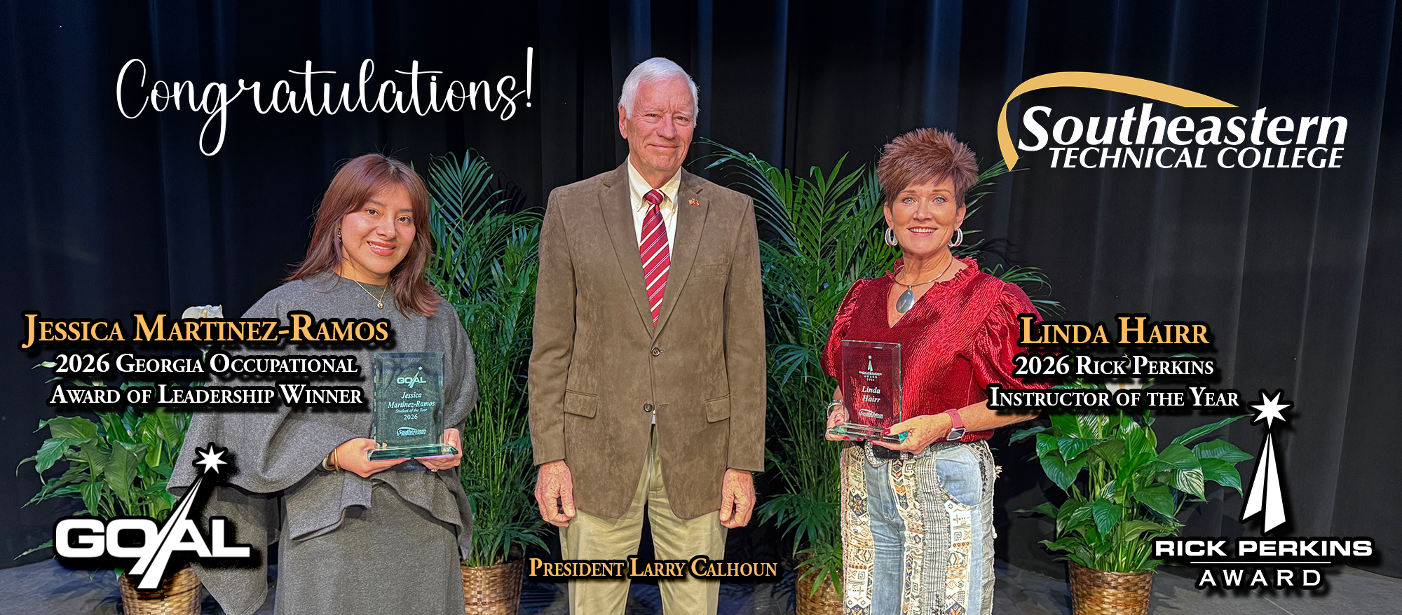 Southeastern Tech Names 2026 Rick Perkins and GOAL Winners